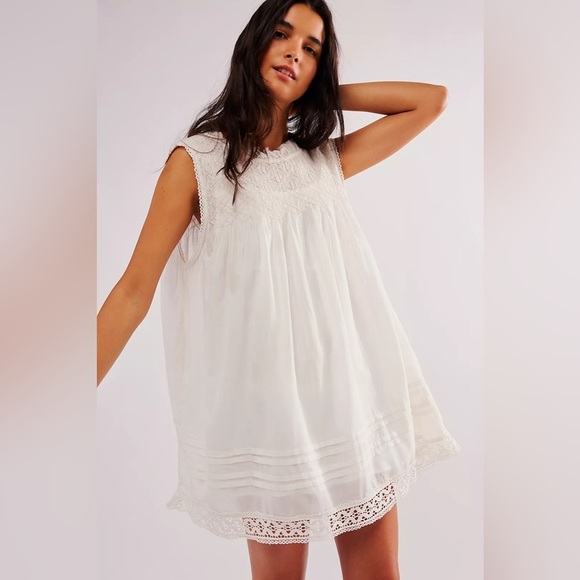 Free People Dresses & Skirts - Free People Shea Solid Mini ivory